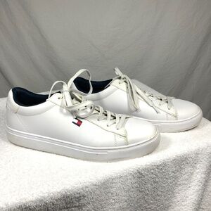 Men's Tommy Hilfiger TMBRECON White Sneaker - Size 10.5